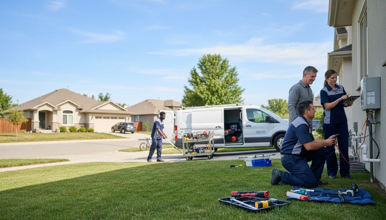Tankless water heater service in Richgrove, CA